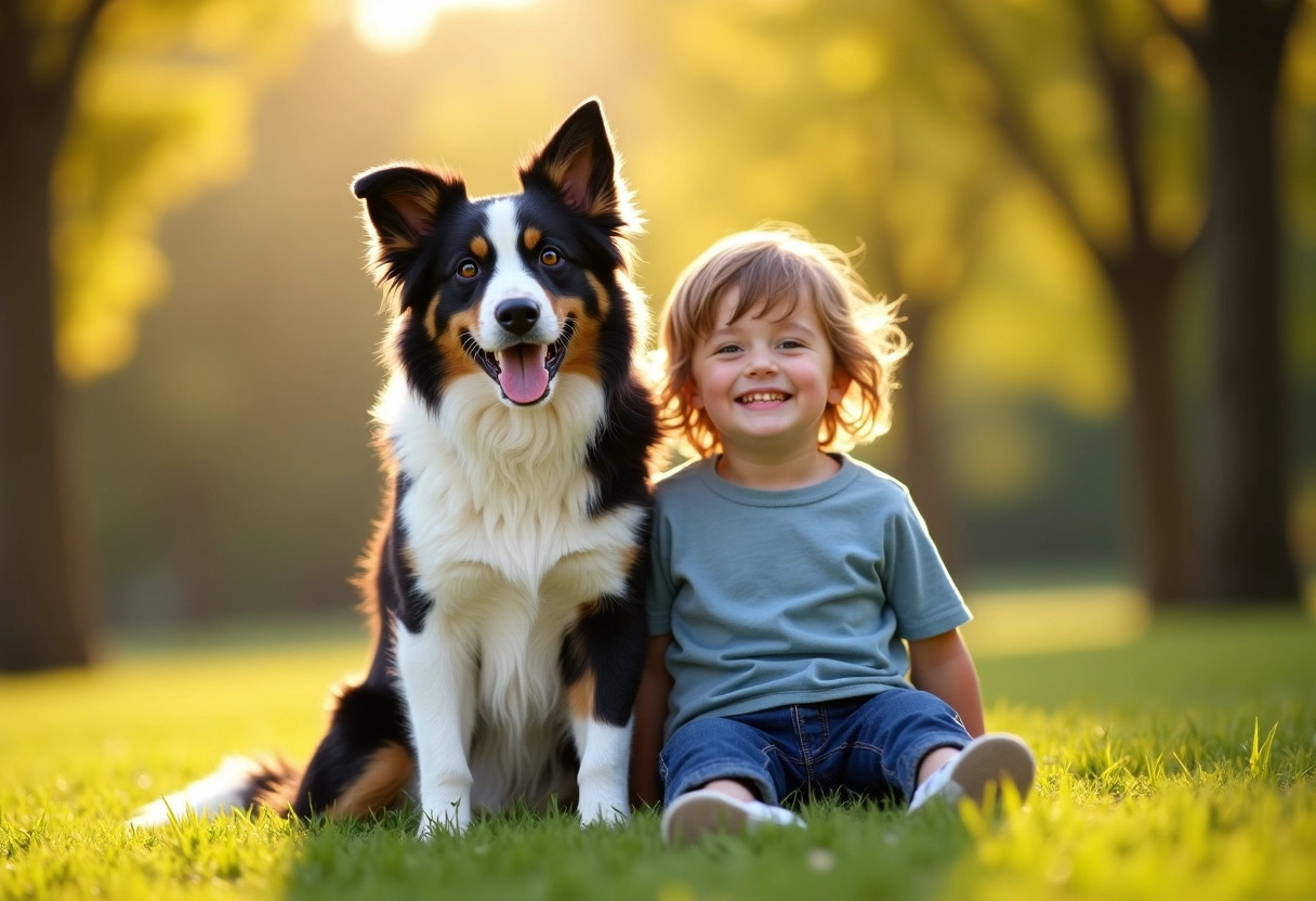 border collie croisé berger australien