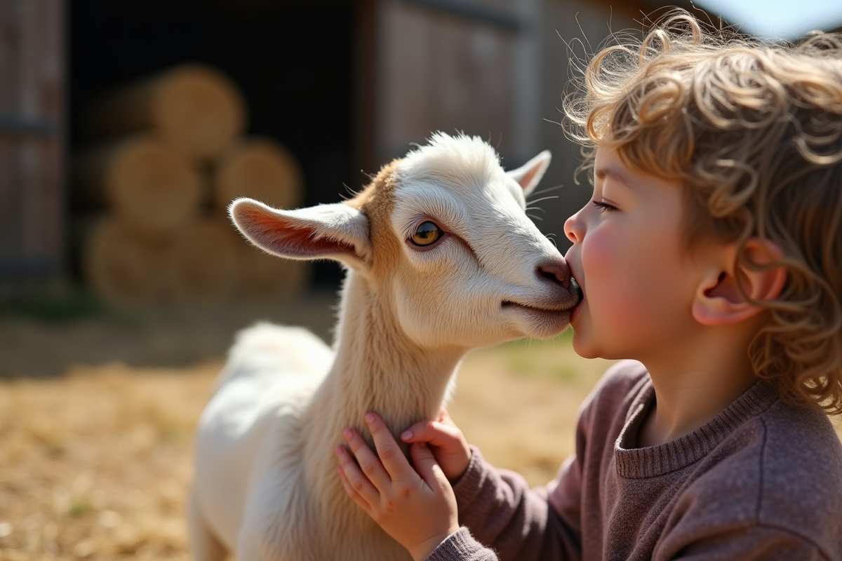 bébé chèvre