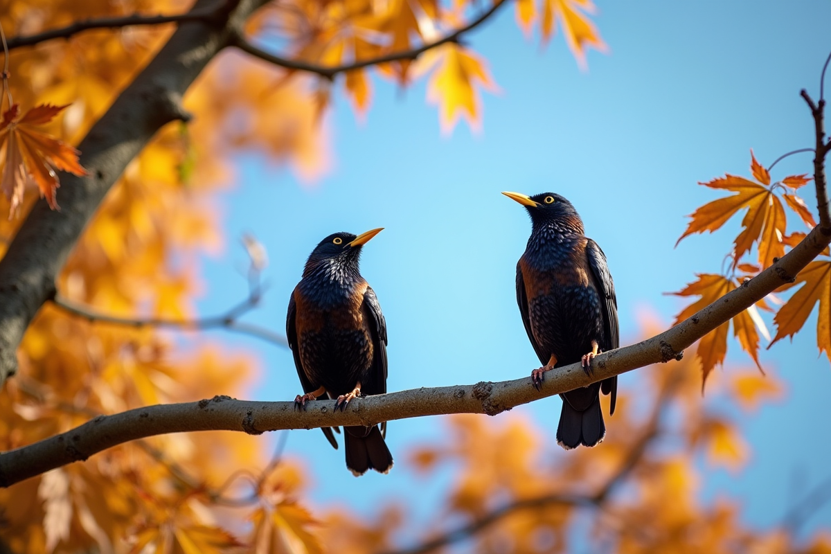 étourneaux migration