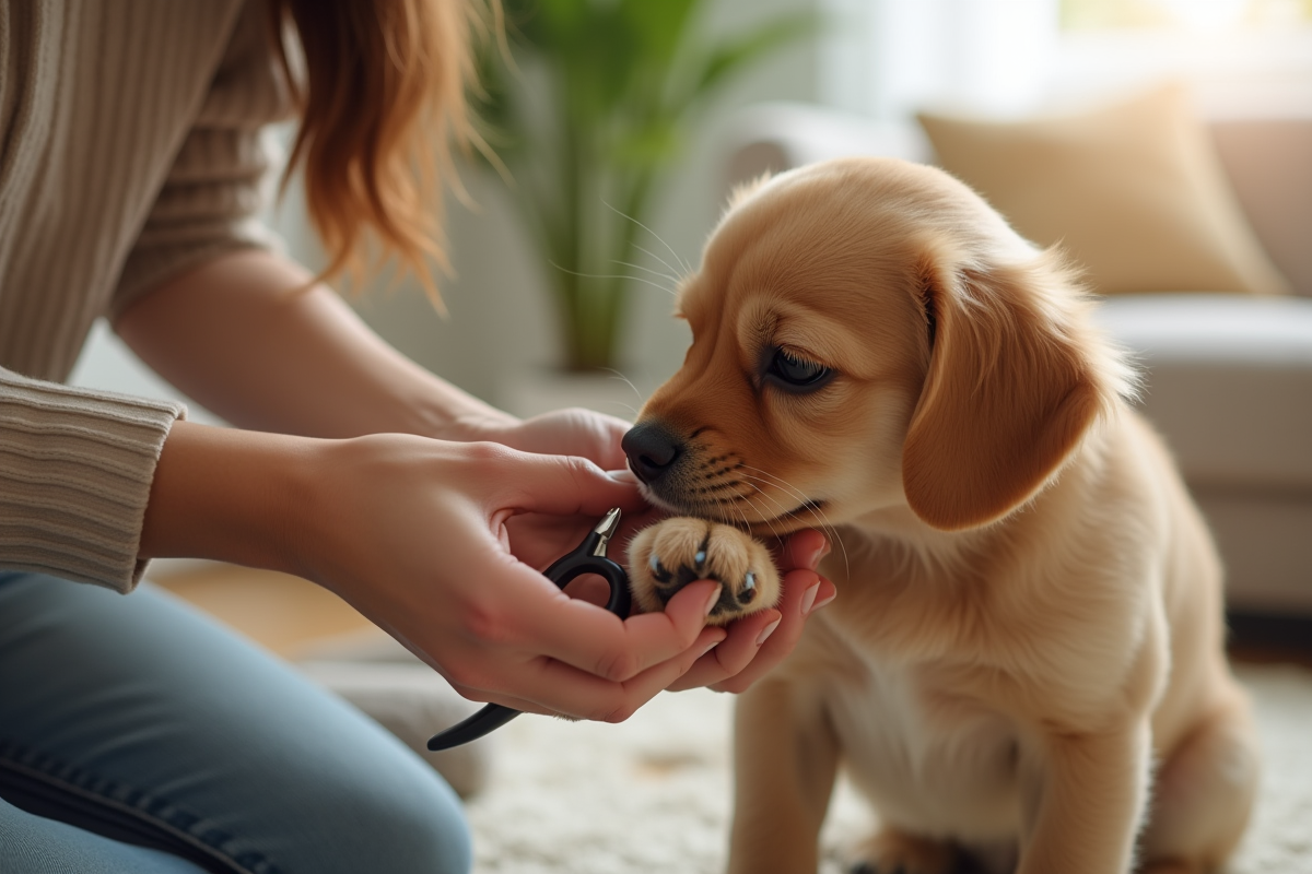 chien ongles